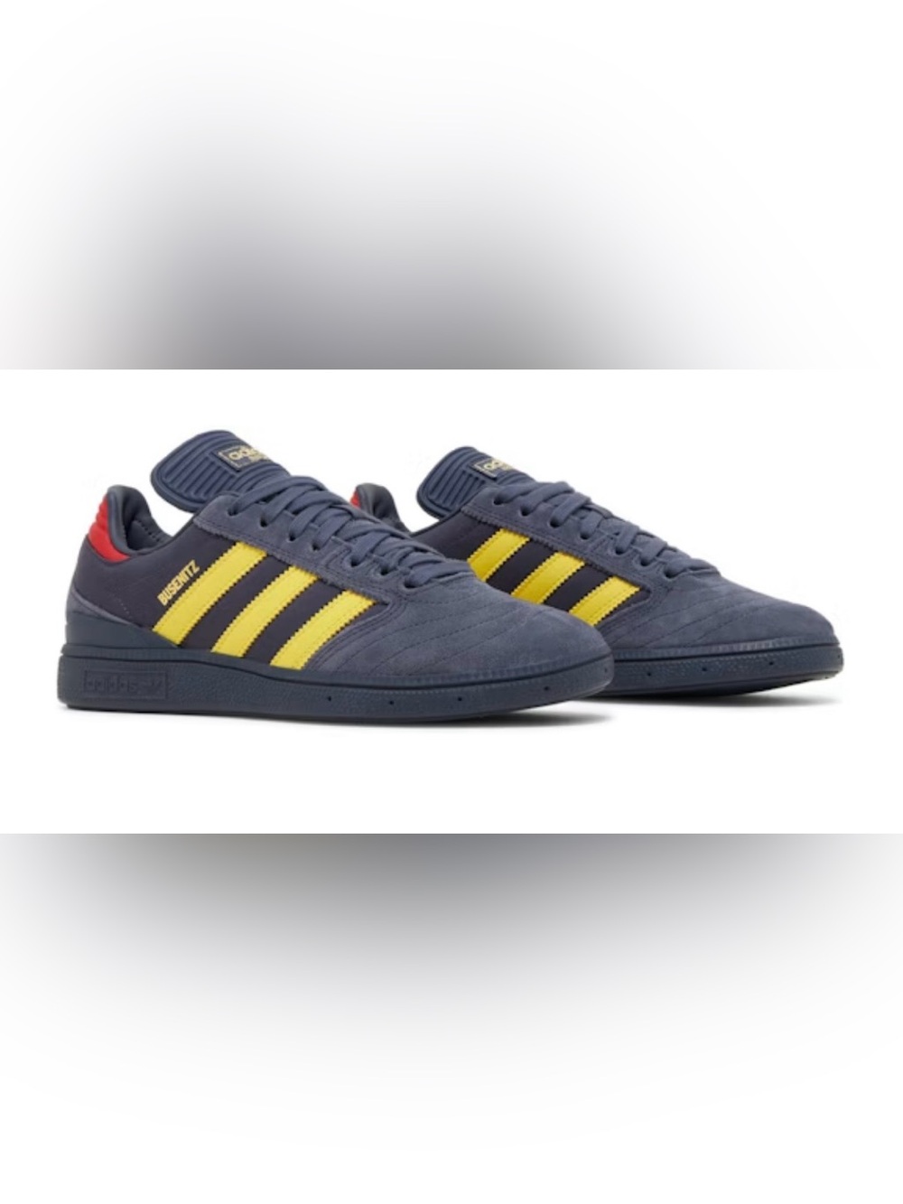 Adidas Busenitz “Shadow Navy/Impact Yellow/Scarlett” size 10.5